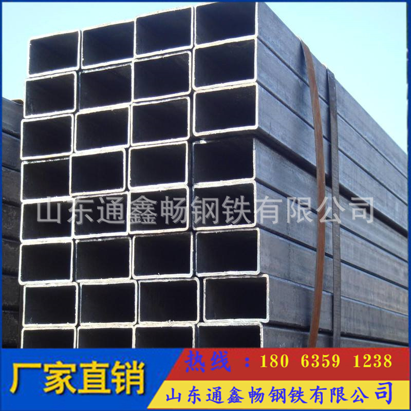 厂家现货供应Q235B方管 60*60*10机械加工用镀锌方管 黑方管