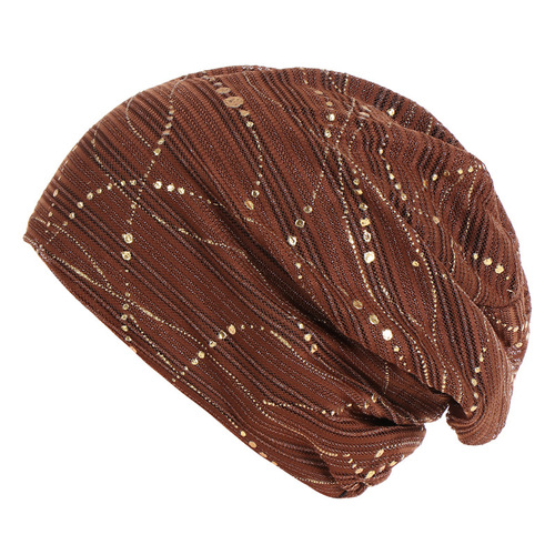 European and American thin lace breathable head covering for women, spring and autumn cotton color-droplet leisure head covering hat, factory