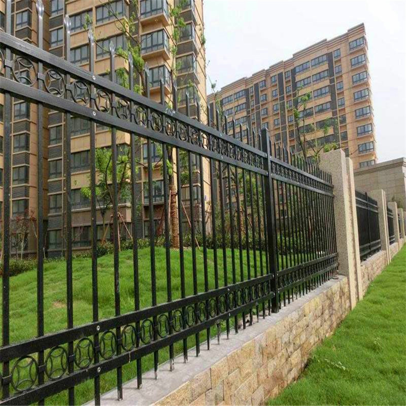 厂家直销厂区喷塑围墙护栏焊接铁艺围栏庭院别墅锌钢护栏