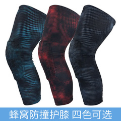 Wholesale sports knee pads with honeycomb sponge and anti-collision patella protection, suitable for outdoor activities such as basketball, football, and mountain climbing.