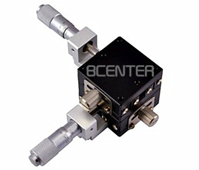 高精度40*40/60*60千分尺微调架XY轴LGY40/60-C铝合金位移平台等