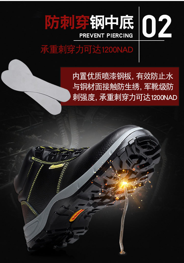 Chaussures de sécurité - Dégâts de pression statique - Ref 3404985 Image 14