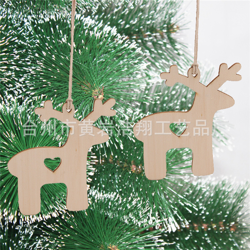 Simple Style Christmas Tree Wood Daily Hanging Ornaments display picture 1