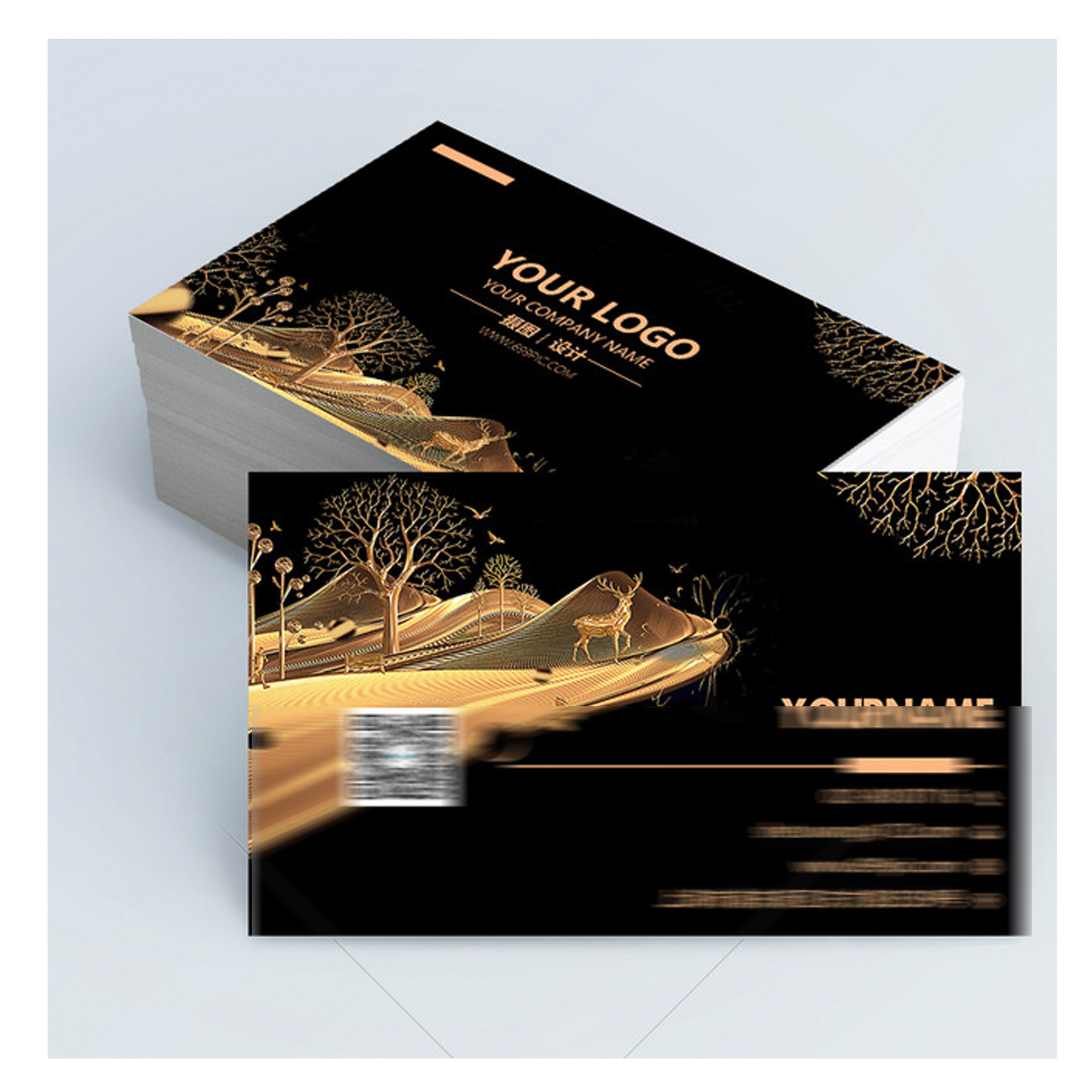 佛山300克铜版纸名片双面彩面双面光膜亚膜 500张起印 定制印刷|ms