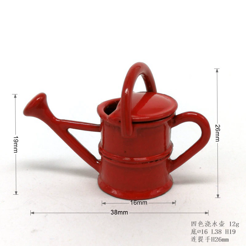 Gzdollhouse [моделирование пятицветной лейки] DIY Карманный материал кукольный домик Модель микро-ландшафтных принадлежностей