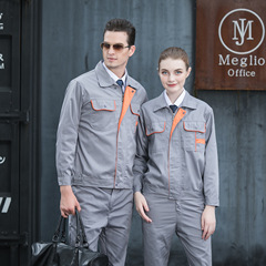 Long-sleeved workshop workwear set manufacturer thin spring and autumn PPE workwear factory maintenance auto repair workwear engineering uniform