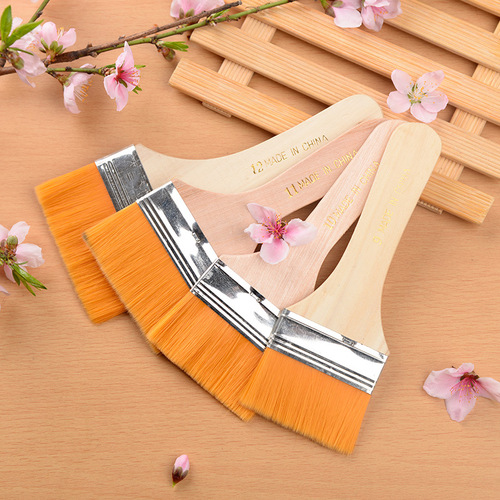 Wholesale nylon hair painting board brush, barbecue brush, nylon board brush, bristle brush, dust brush, glue brush