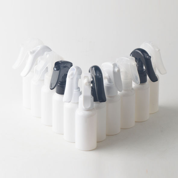 75ML毫升白色圆肩小老鼠喷头小喷壶晒水壶美发喷壶配手扣式喷枪