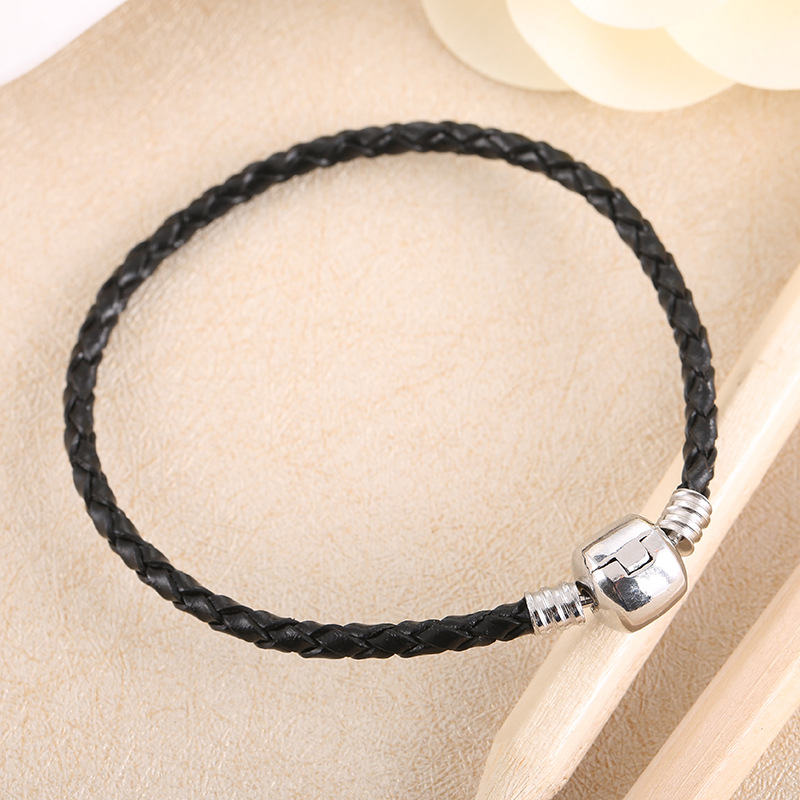 DIY Leather Beaded Bracelet 6