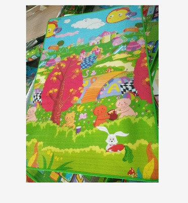 儿童爬爬垫 环保 无味 安全 泡沫垫子 卡通图案 双面图案