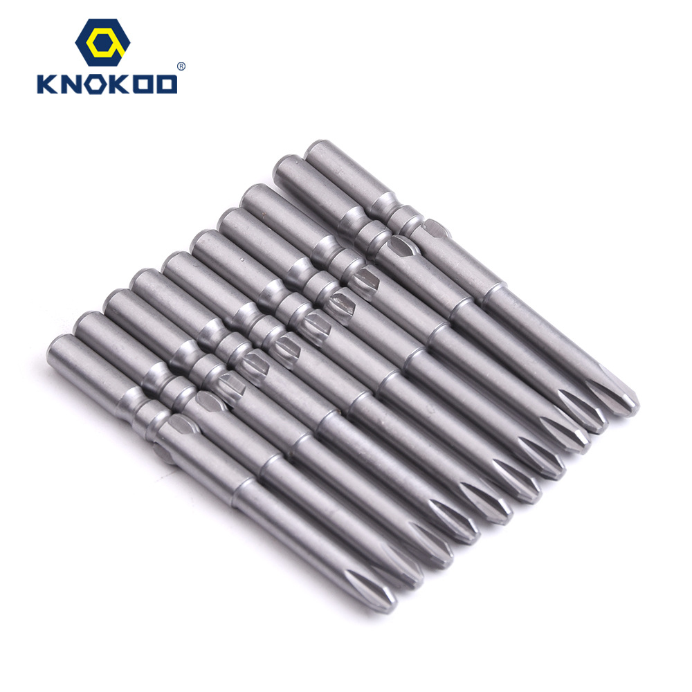 诺好801系列批头 十字带磁电批咀 电动螺丝刀头批嘴 电批咀起子头