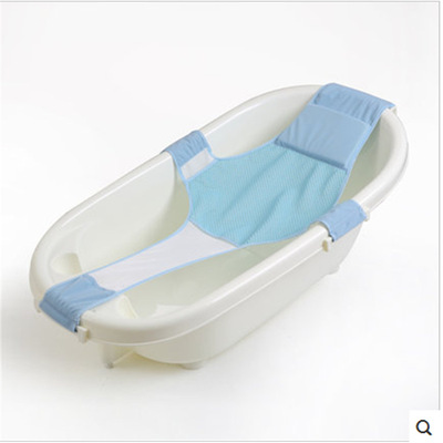 儿童浴网婴儿十字型沐浴床宝宝沐浴网兜可调节洗澡网浴床厂家批发|ms