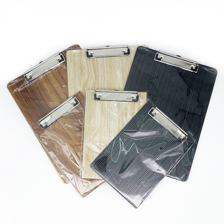 木纹风格木塑板夹A4/A5