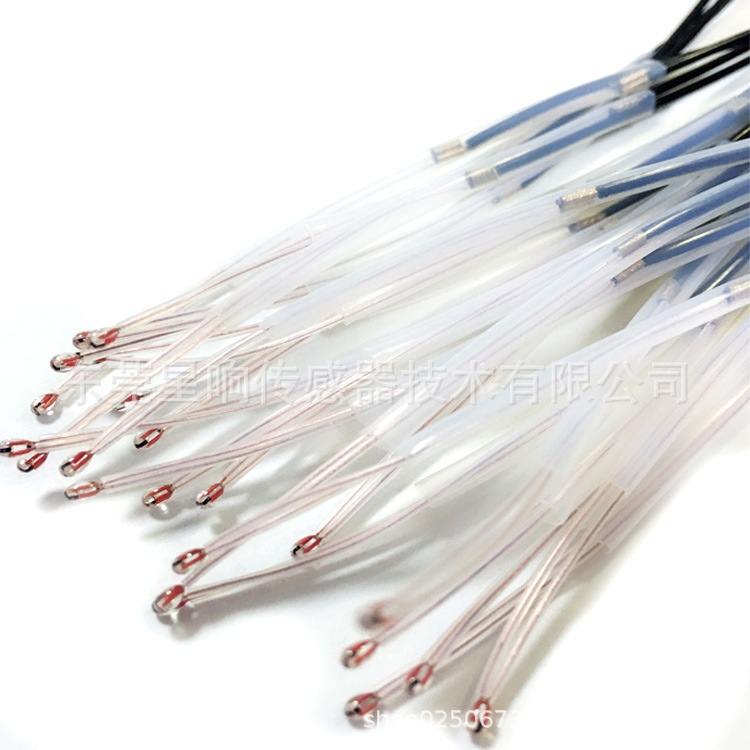 工厂直销 单端玻封NTC热敏电阻  200K 3950 电磁炉用热敏电阻