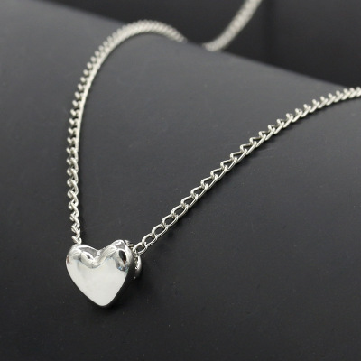 Necklace Couple Sweet Love Pendant Necklace Clavicle Chain Peach Heart Necklace Wholesale display picture 32