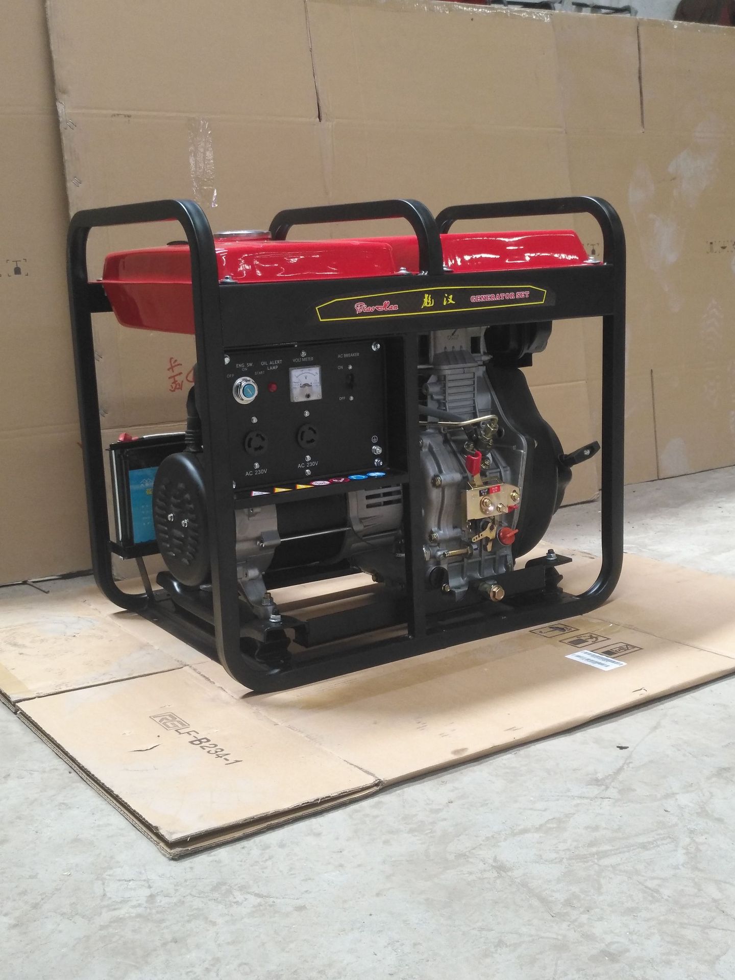 厂家直销彪汉5千瓦柴油发电机 5千瓦Kw小型柴油发电机组批发价格