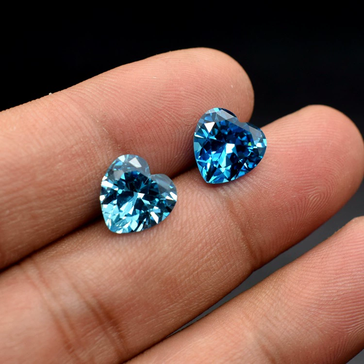 Цирконий сердце в форме, gemstone, кольцо, подвеска, каменная инlay, 12 мм