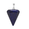 Multicoloured organic accessory, natural ore, crystal pendant