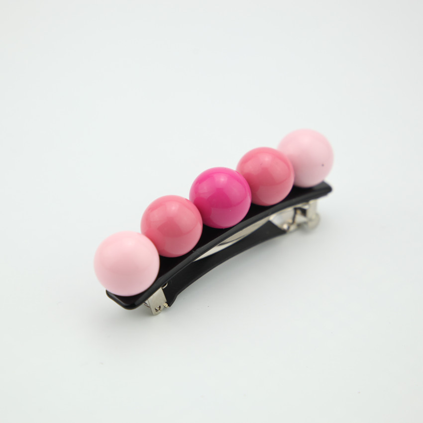 Color Pearl Acetate Acrylic Hairpin display picture 1