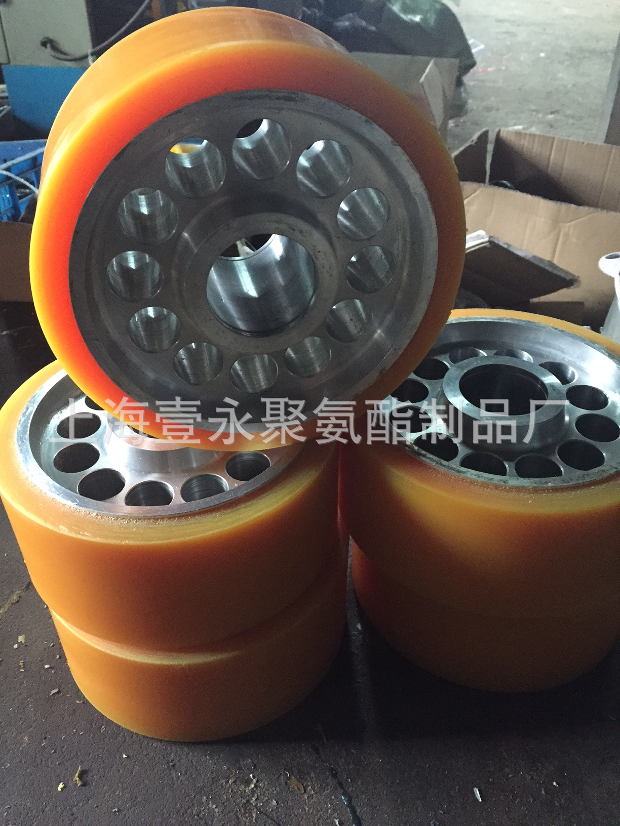 耐航空油聚氨酯包胶滚轮 高耐用滚轮 耐油脂不膨胀 机械轮