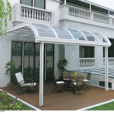 珠三角东莞定制铝合金耐力板雨棚遮阳棚 露台楼顶防雨太阳棚车棚|ms