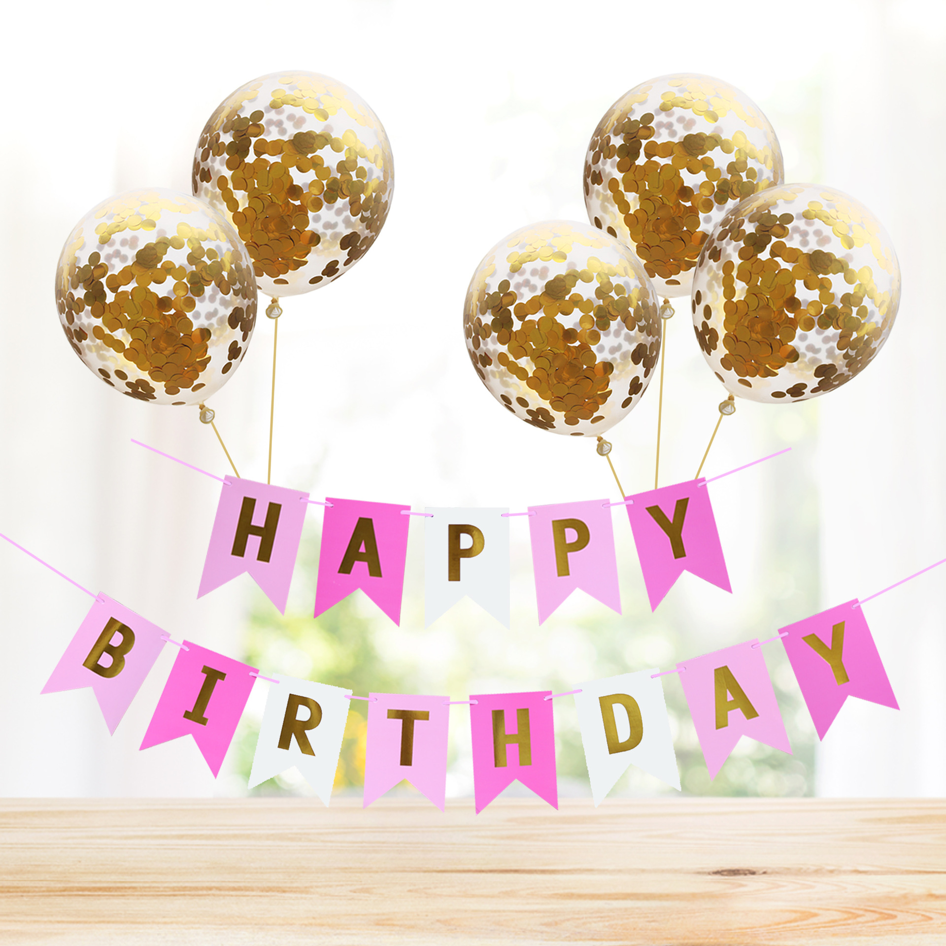Letter Number Emulsion Birthday Balloon display picture 5