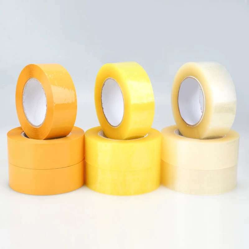 新款宽2.4cm透明封口OPP封箱胶带可印字物流打包现货批发可开票