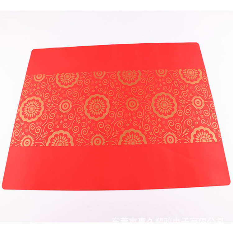 310*310*1MM  硅胶桌垫防滑垫 高档酒店用硅胶餐垫隔热垫