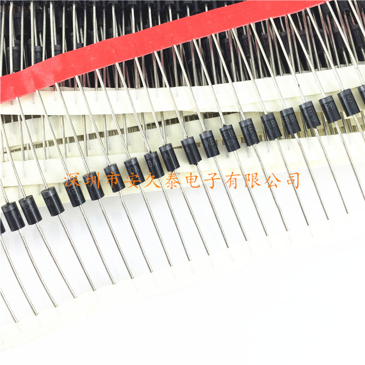 TVS瞬态二极管 P6KE100CA 双向 100V DO-15 直插 全新现货
