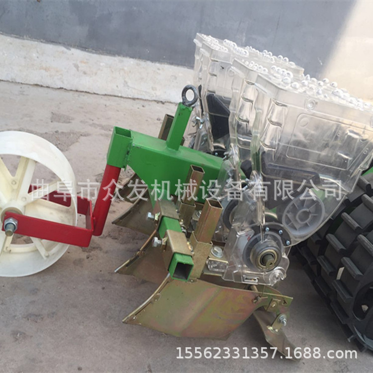 人力手推式播种机 辣椒育苗播种机 农用四行条播机