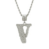 Necklace hip-hop style, fashionable pendant, ebay, diamond encrusted, European style