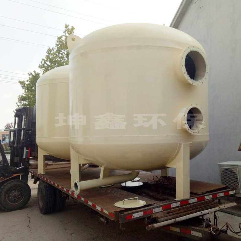 污水处理设备碳钢过滤罐 碳钢砂过滤罐 碳钢衬胶过滤水处理