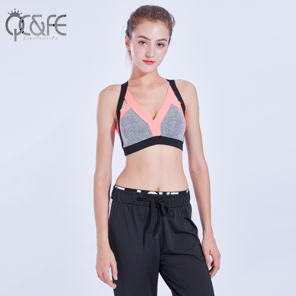 Sports Bra Fitness Shock-proof Close Set Underwear vest Bra Running vest Woman