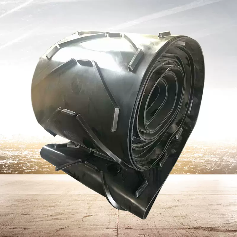 厂家定做环型防滑八字型花纹输送带 耐高温花纹环型输送带