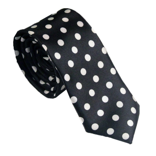 Multi-color student 5cm narrow version British casual performance polyester silk printed tie Shengzhou manufacturer wholesale