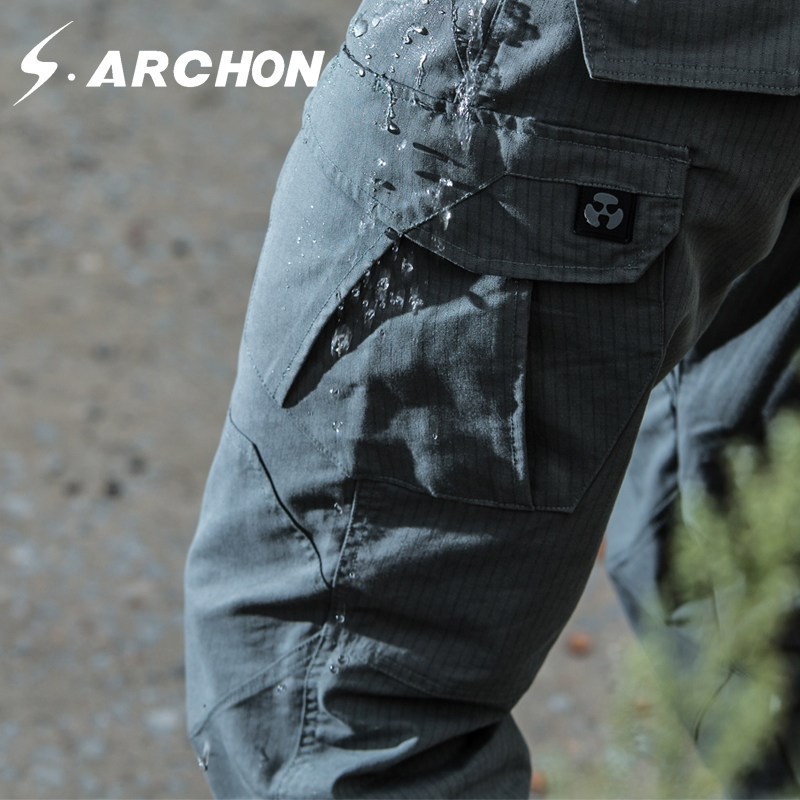 Men's Gender Casual Style Men's Outdoor Extreme Challenge Casual Solid Color Full Length Cargo Pants