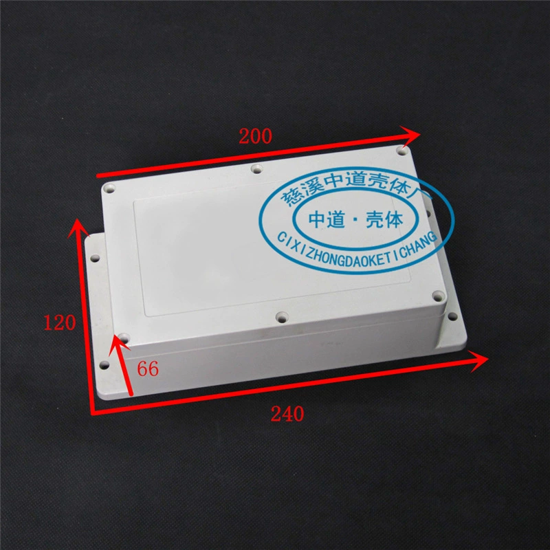 Пластиковый корпус, корпус источника питания, водонепроницаемая распределительная коробка, уличная водонепроницаемая коробка 200*120*65 с ушками