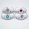 Factory spot hot -selling children's birthday party Crown Aisha Princess Crown Crown Frozen Qi Zi Zhexin Crown