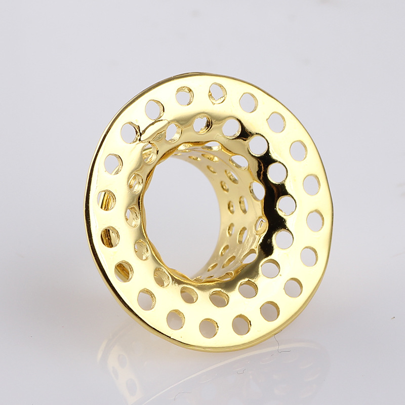 Copper Integrated Auricle Hollow Channel Ear Expander Earrings for Men Women 14mm Acrylic Ear Plug detail image 8