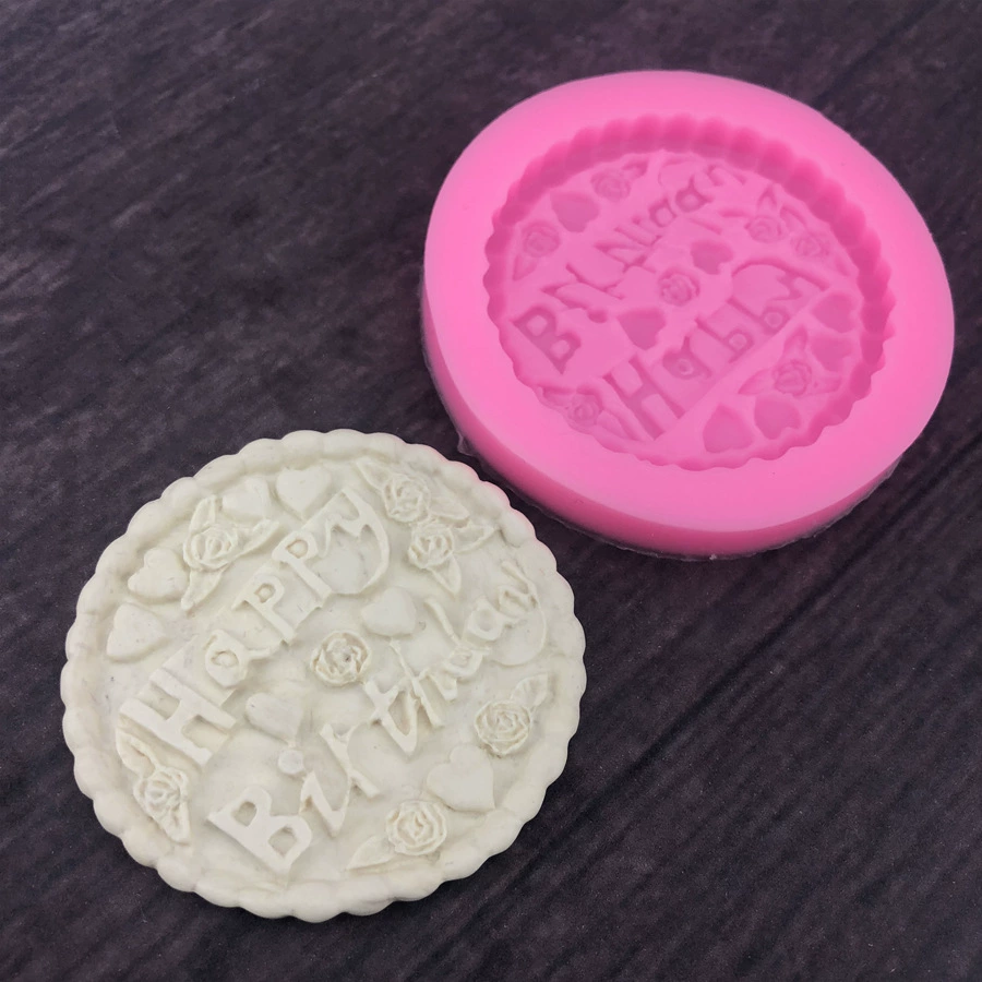Круглая акриловая силиконовая форма, украшения, цветочная техника, прямая продажа с завода