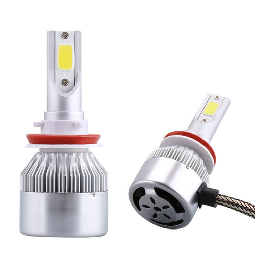 Car LED headlight high bright far and low beam bulb super bright H7H1H4H11H9 C6 headlight fog light 9005