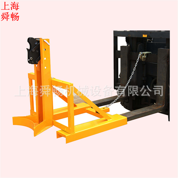 DG500A单桶单夹黑鹦鹉嘴抓桶器  一桶一夹圆筒夹具 带绷带保护