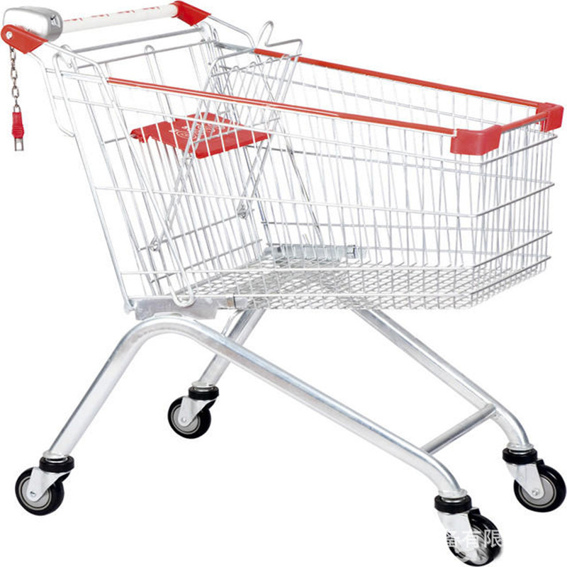 超市购物车 卖场手推车 超市商场欧式超市购物手推车定做