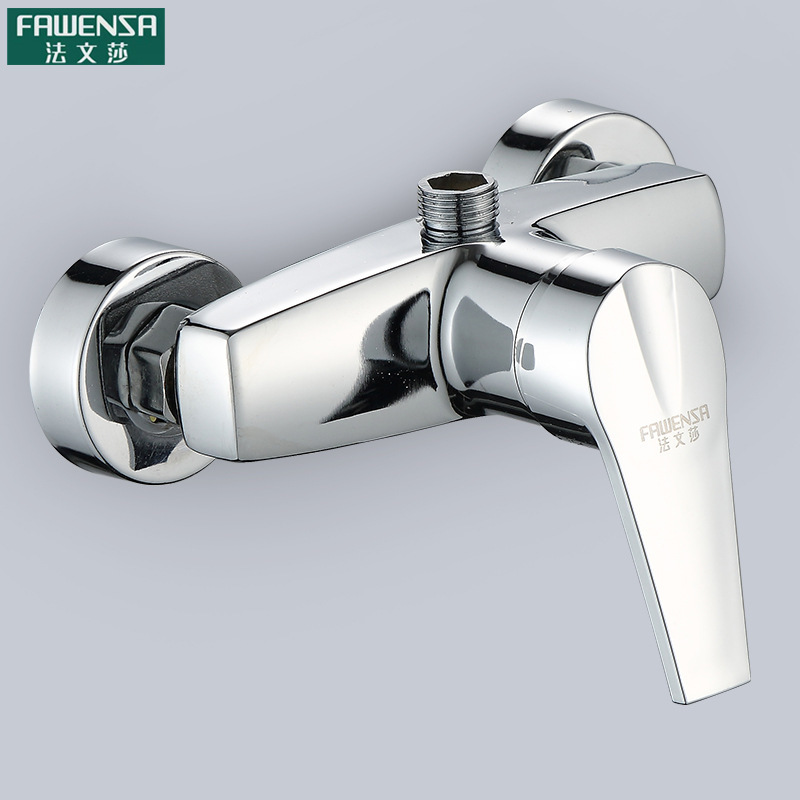 Shower faucet hot and cold water with decorative cover accessories simple bathroom shower faucet solar mixing valve