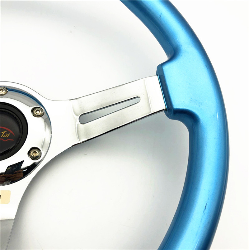 Factory direct sales of car modification steering wheels 350mm ABS universal steering wheels, wholesale of car steering wheels detail image 6