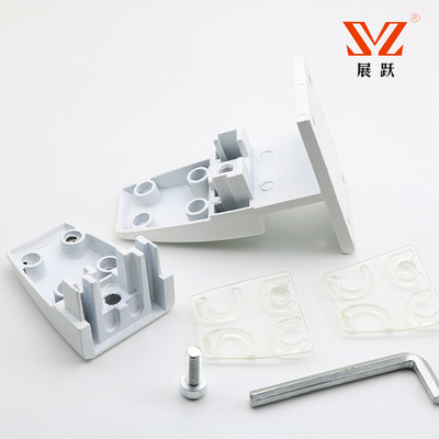aluminium alloy screen to work in an office desktop Screen clip screen A partition Entrainment base Glass Clamp Fixed clip accessories