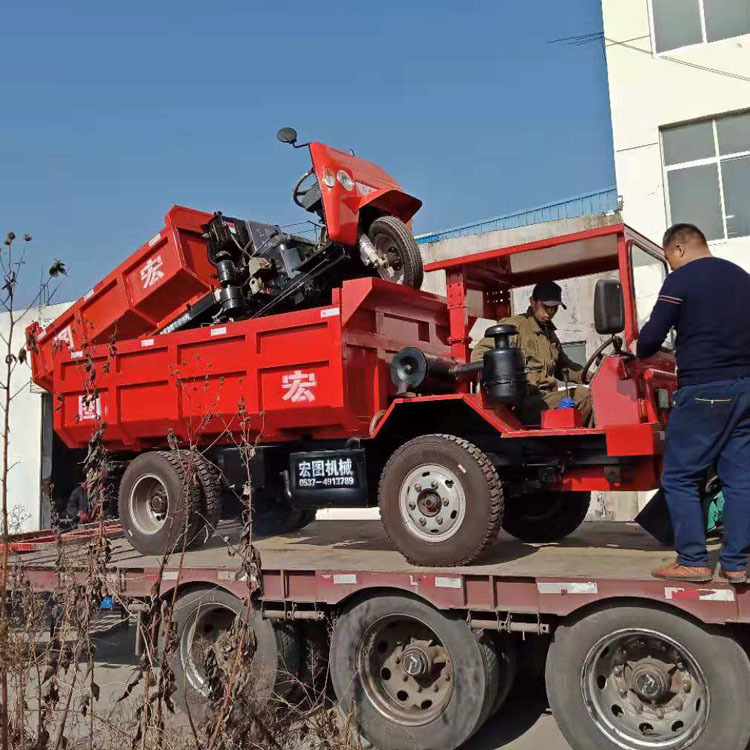 三轮运矿车采用直流电机（48V/3KW）无极变速 操作简单