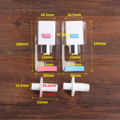 Hot and cold integrated heating faucet water dispenser accessories paint faucet water purifier water valve pipeline machine water release switch