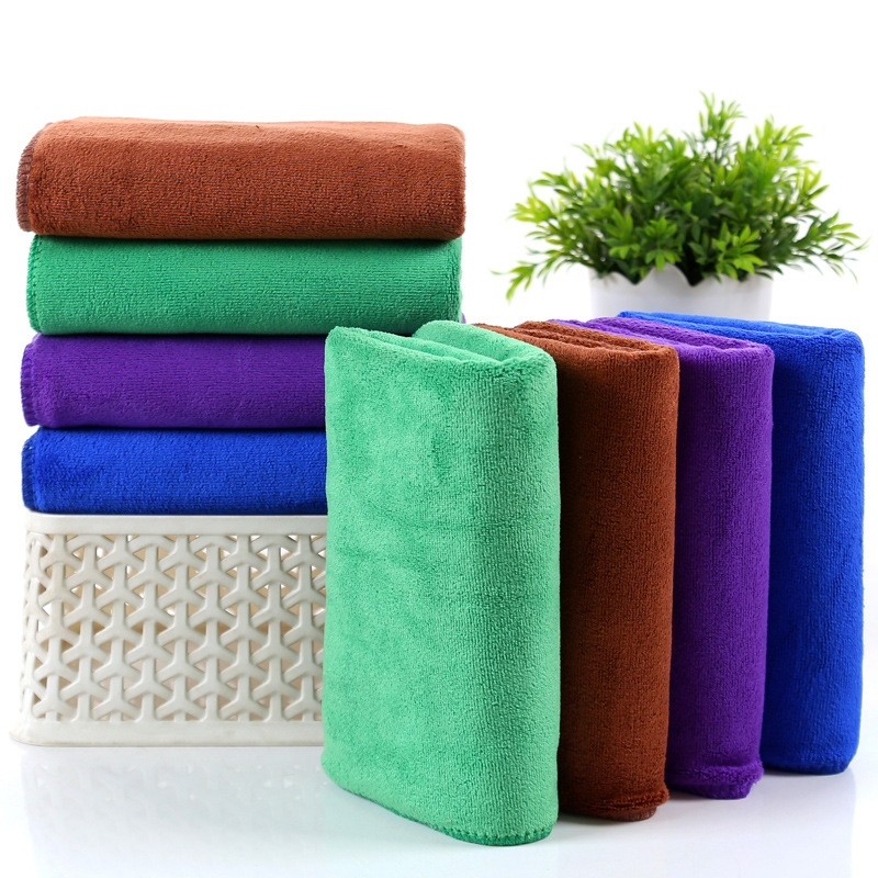 Nanometer fibre towel wholesale Beauty Haircut Cleaning Towel dry hair Car Wash towel customized logo