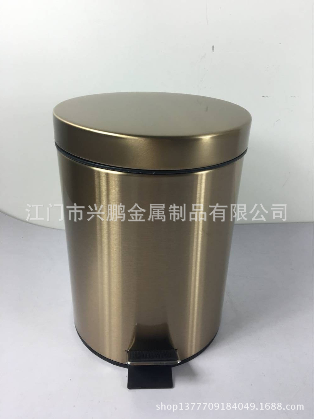 5L缓降垃圾桶印铁垃圾桶脚踏垃圾桶